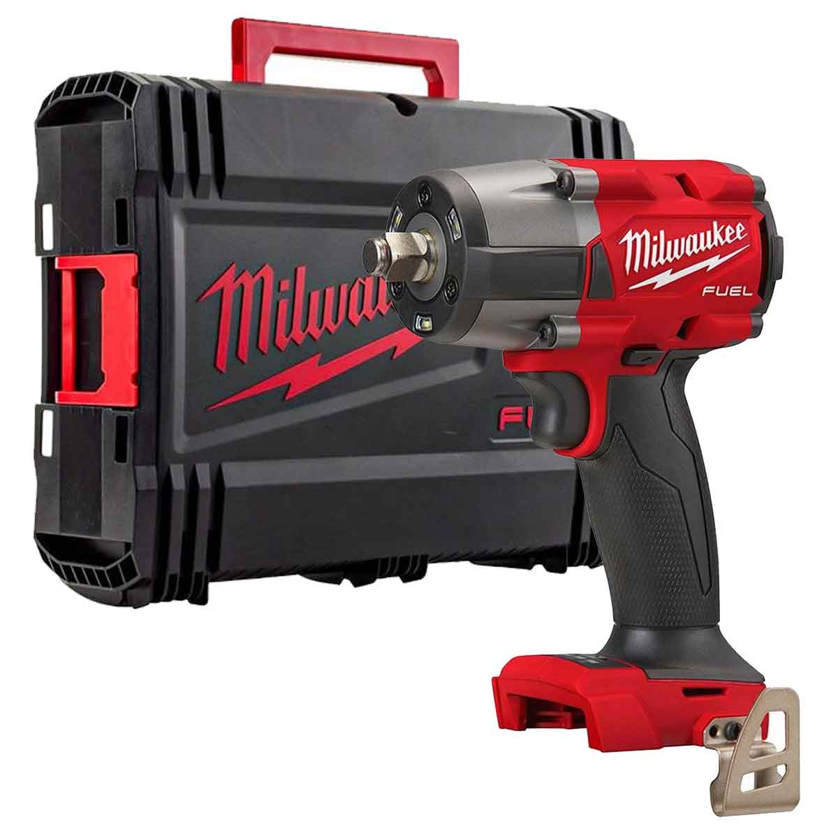 Milwaukee M18FMTIW2F12-0X 18V Brushless 1/2" Impact Wrench with 1 x 5.0Ah Battery Charger & Case