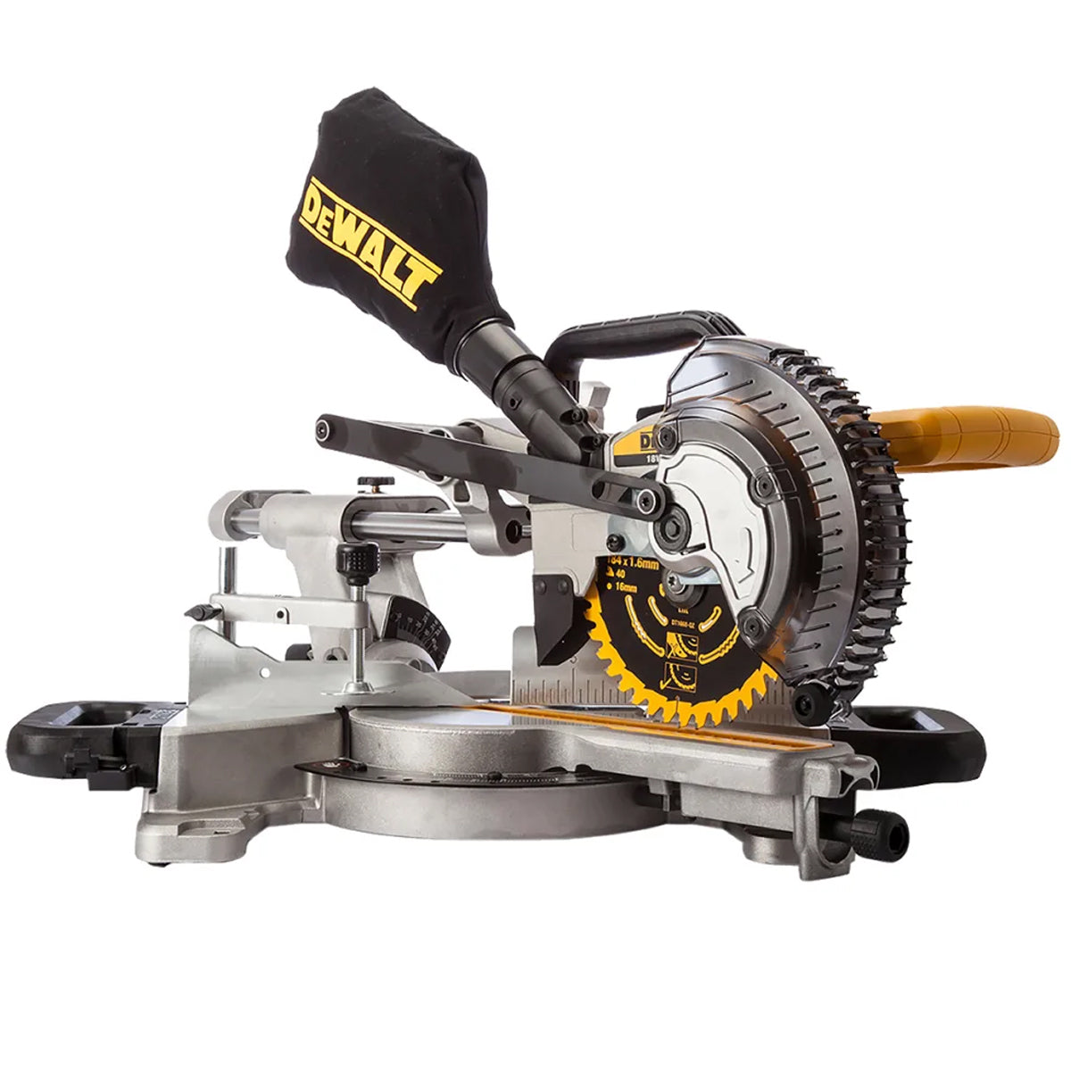 DeWalt DCS365M2 18V XR 184mm Mitre Saw with 2 x 4.0Ah Battery & Charger