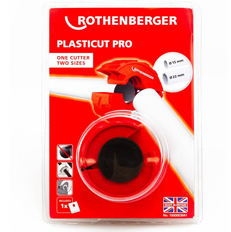 Rothenberger Plasticut Pro Pipe Cutter 15-22mm 1000003041