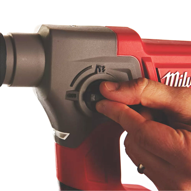 Milwaukee M12CH-0 12V Brushless SDS+ Hammer Drill with 2 x 2.0Ah Batteries & Charger