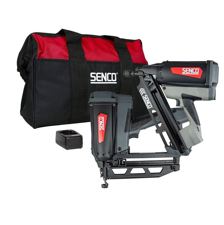 Senco 4VS7021N1 7.2V 1st & 2nd Fix Nail Gun Kit With 2 x 2.5Ah Batteries, Charger & Tool Bag