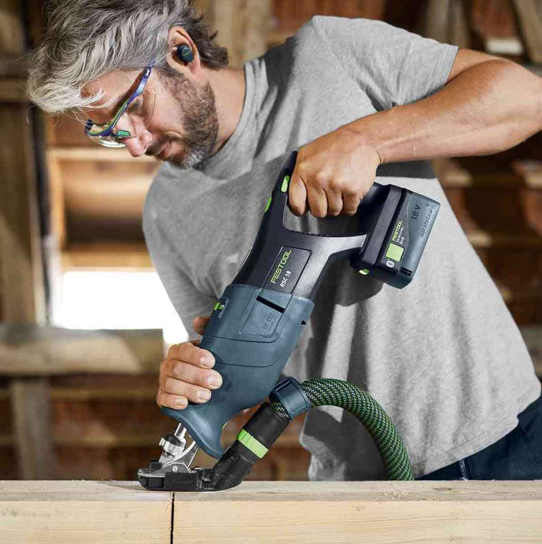 Festool RSC 18 EB-Basic 18V Brushless Reciprocating Saw - 576947 With 2 x 5.0Ah Batteries & Charger