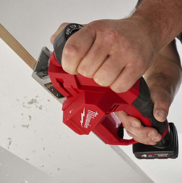 Milwaukee M12BLP-0X 12V Brushless 56mm Planer HD Box with 1 x 2.0Ah Battery & Charger