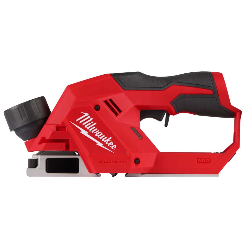 Milwaukee M12BLP-0X 12V Brushless 56mm Planer HD Box with 1 x 2.0Ah Battery & Charger