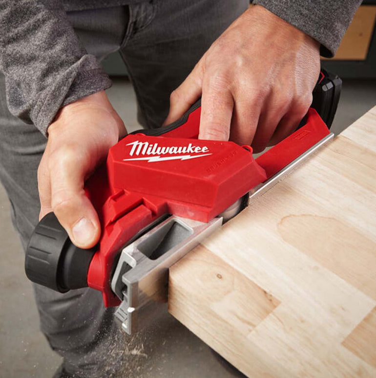 Milwaukee M12BLP-0X 12V Brushless 56mm Planer HD Box with 1 x 2.0Ah Battery & Charger