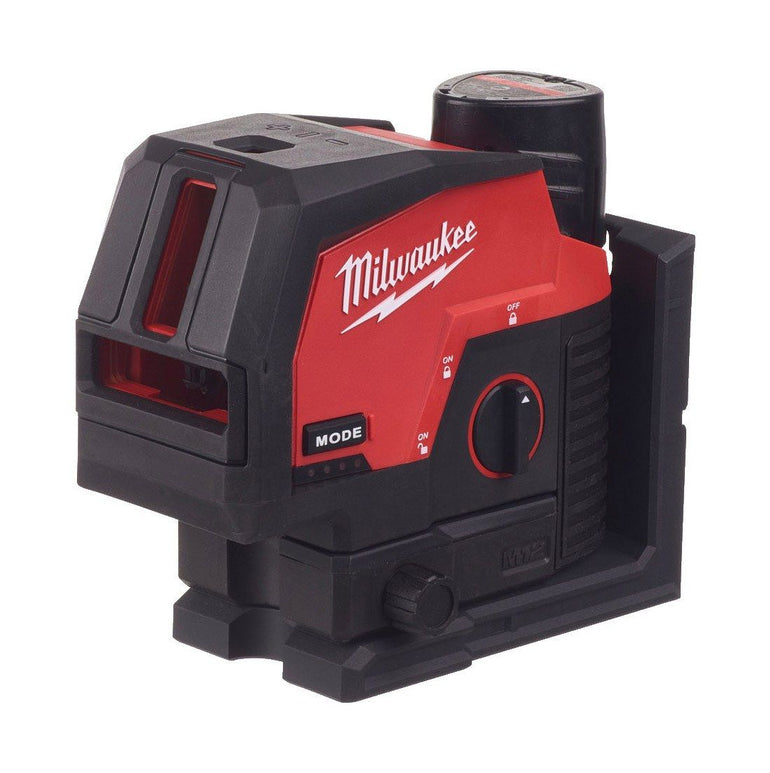 Milwaukee M12CLLP-0 12V Green Cross Line 2 Plane Laser 360Â° with Case 4933478101