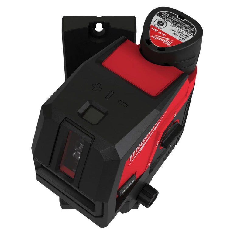 Milwaukee M12CLLP-0 12V Green Cross Line 2 Plane Laser 360° Case with 1 x 2.0Ah Battery & Charger