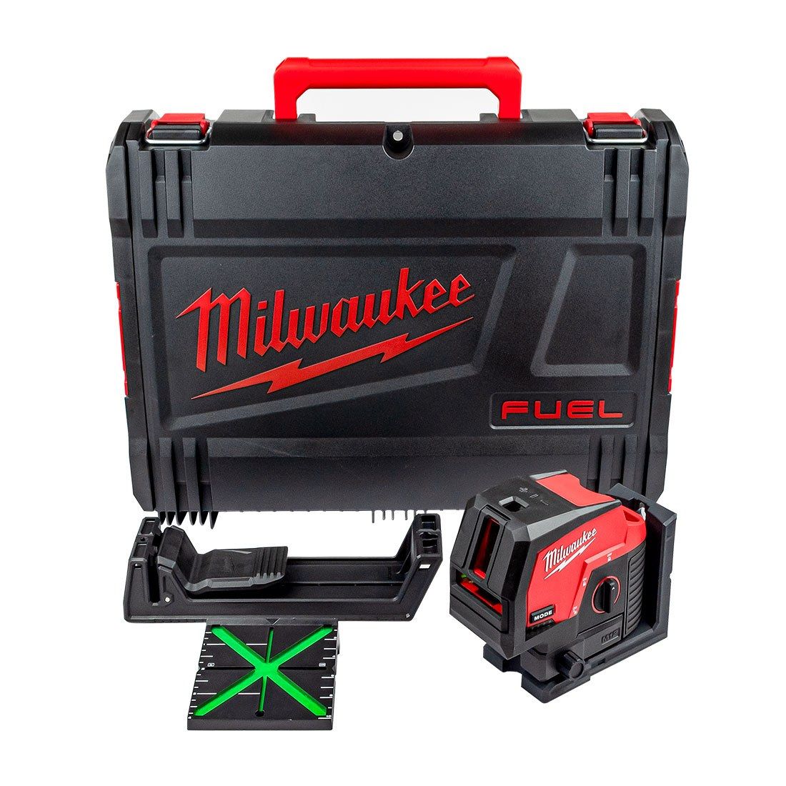 Milwaukee M12CLLP-0 12V Green Cross Line 2 Plane Laser 360Â° with Case 4933478101