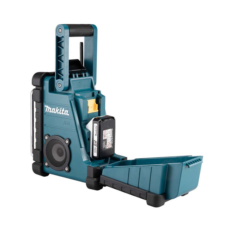 Makita DMR116 14.4/18V AM/FM Jobsite Radio With 1 x 5.0Ah Battery & Charger