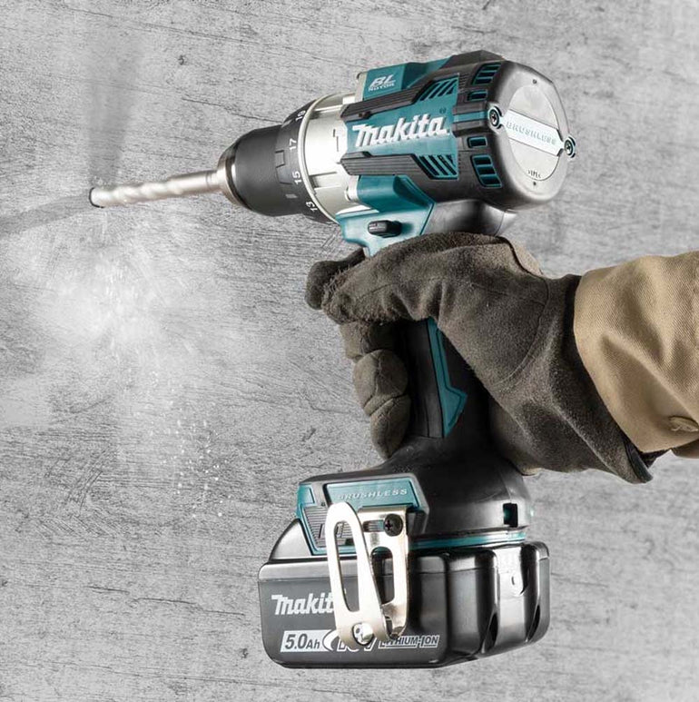 Makita DHP489Z 18V Brushless Combi Drill With 1 x 5.0Ah Battery & Charger