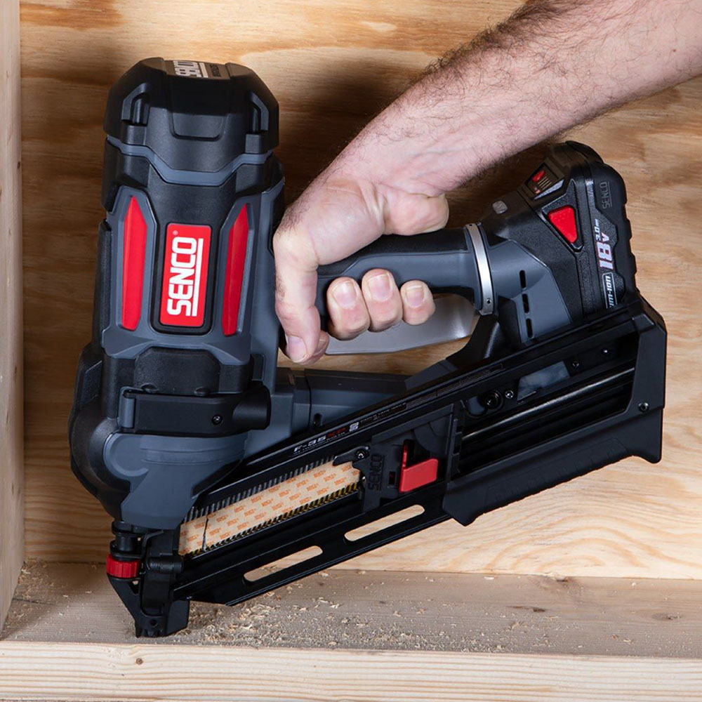 Senco F-35XP 18V First Fix Fusion Framing Nailer 90mm With 2 x 3.0Ah Battery Charger In Case - 10G7001N