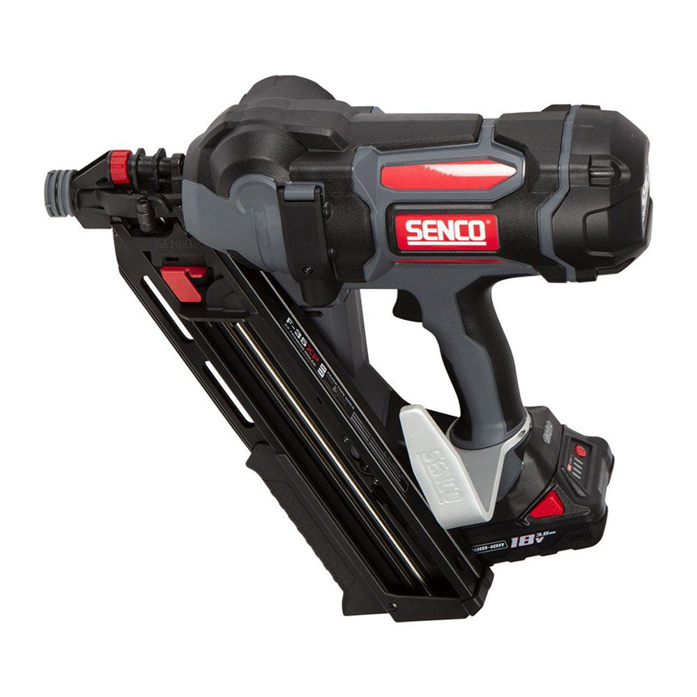 Senco F-35XP 18V First Fix Fusion Framing Nailer 90mm With 2 x 3.0Ah Battery Charger In Case - 10G7001N