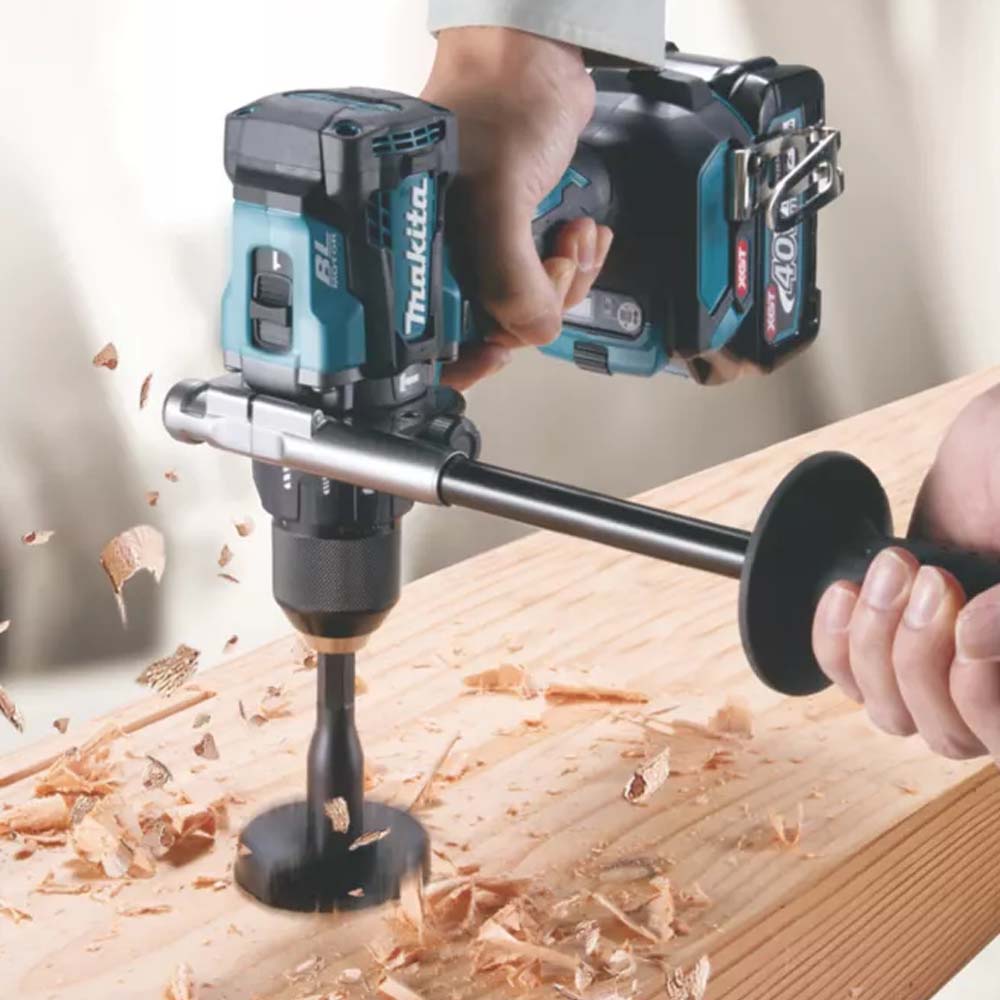 Makita DK0176G205 40V XGT Combi Drill & Impact Driver With 2 x 2.5Ah Batteries Charger & Case