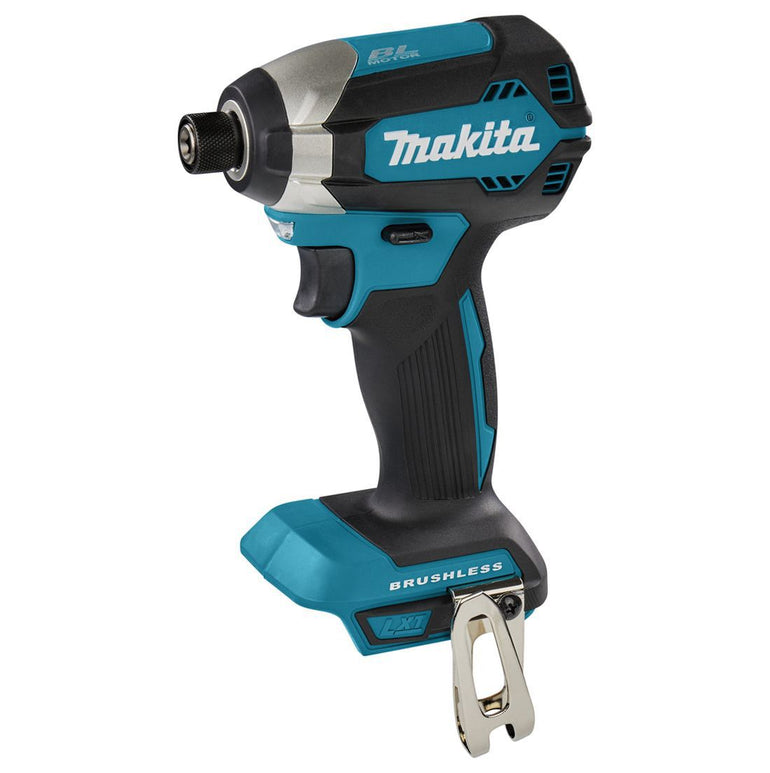 Makita 18V Brushless Twin Pack Combi Drill & Impact Driver With 2 x 4.0Ah Battery & 100 Piece Drill Set MTKIT-16184