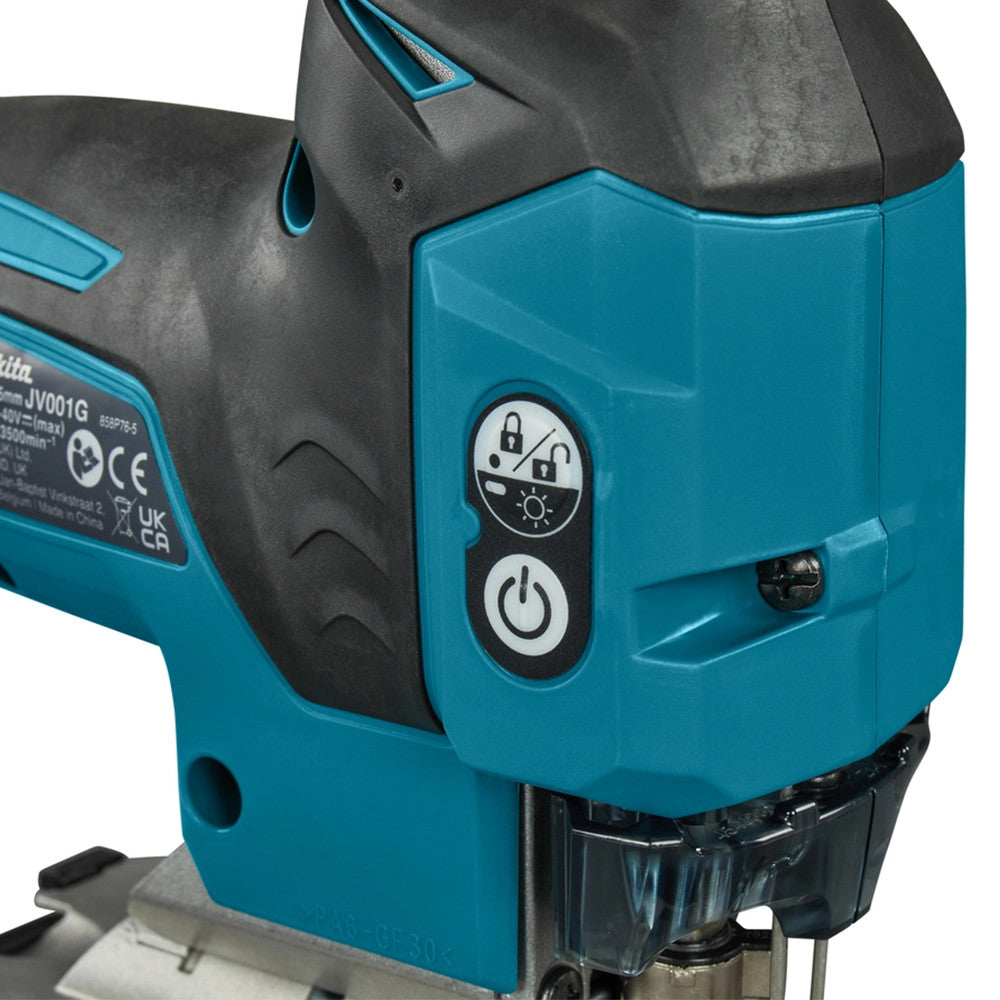 Makita JV001GZ01 40V XGT Brushless Jigsaw With 1 x 2.5Ah Battery & Charger