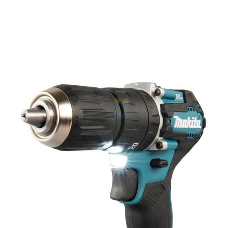 Makita DLX2414ST 18V Brushless Twin Pack Combi Drill & Impact Driver With 2 x 5.0Ah Battery & 100 Piece Drill Set