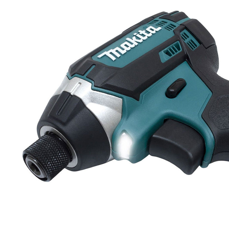 Makita DLX2414ST 18V Brushless Twin Pack Combi Drill & Impact Driver With 2 x 5.0Ah Battery & 100 Piece Drill Set