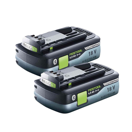 Festool SYS Energy Set 18V 2 x 4.0Ah High Power Batteries Charger & Case - 577256