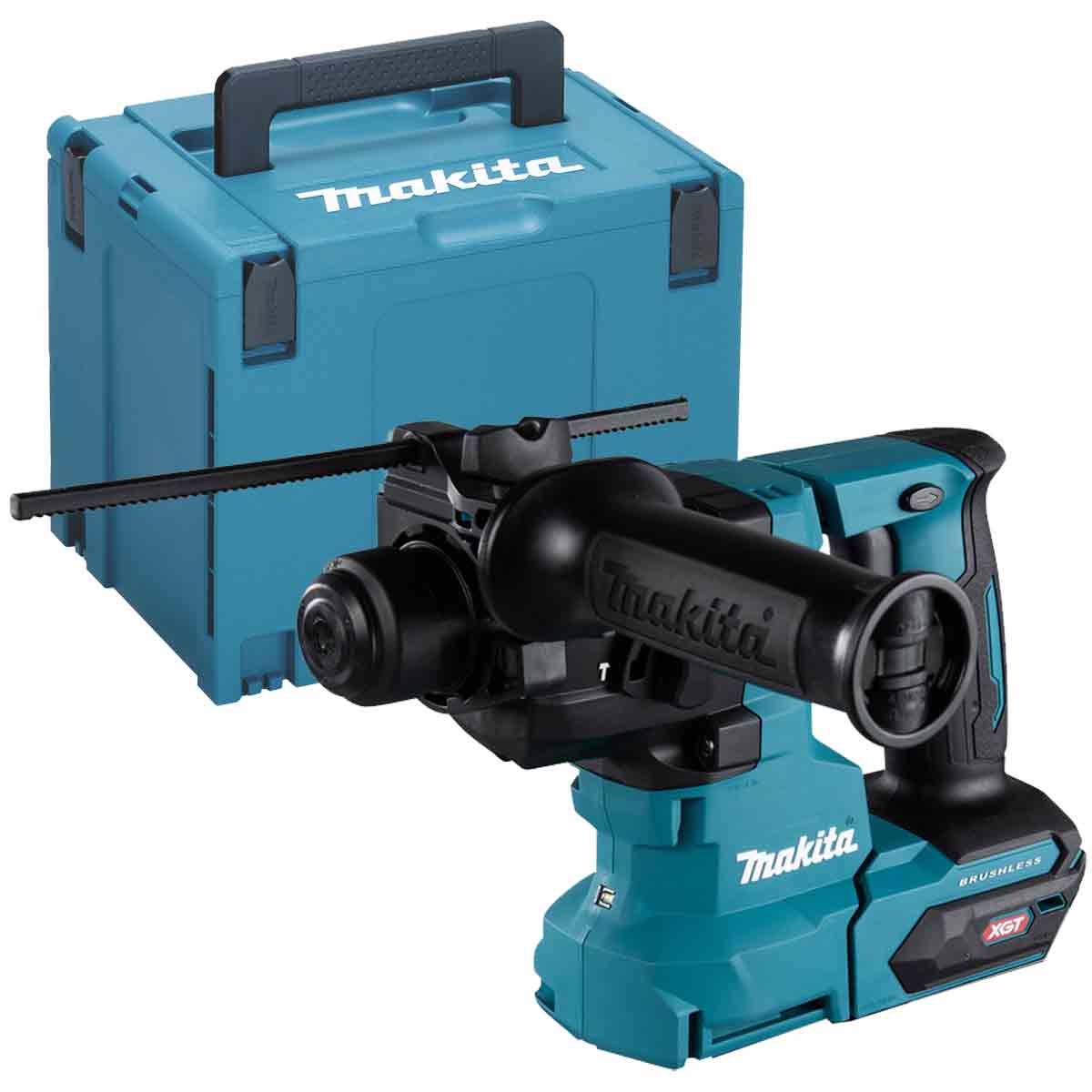 Makita HR010GZ01 40V Brushless SDS Plus Rotary Hammer Drill with 1 x 2.5Ah Battery & Charger