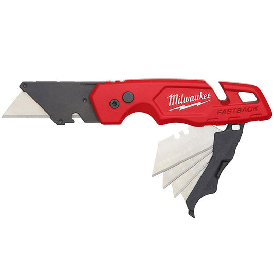 Milwaukee Fastback Flip Utility Knife with Blade Compartment 4932471358