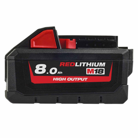 Milwaukee M18HB8 18V 8.0AH RedLithium-Ion High Output Battery 4932471070