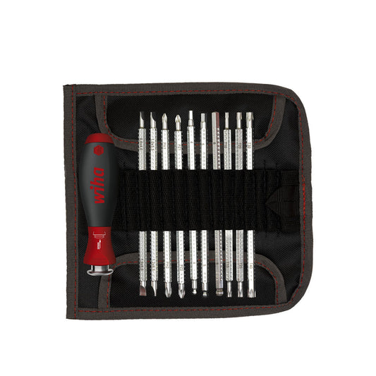 Wiha WHA-03591 System 6 Soft Finish Interchangeable Screwdriver Set Of 12 Piece