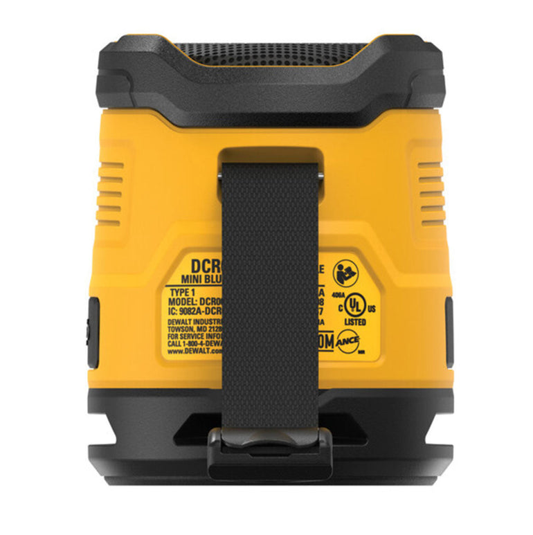 Dewalt DCR009 Rechargeable USB-C Compact Bluetooth Speaker