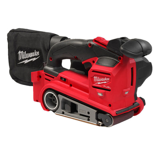 Milwaukee M18FBTS75-0 18V Fuel Brushless 75mm Belt Sander with 1 x 5.0Ah Battery & Charger