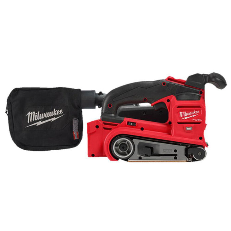 Milwaukee M18FBTS75-0 18V Fuel Brushless 75mm Belt Sander with 1 x 5.0Ah Battery & Charger