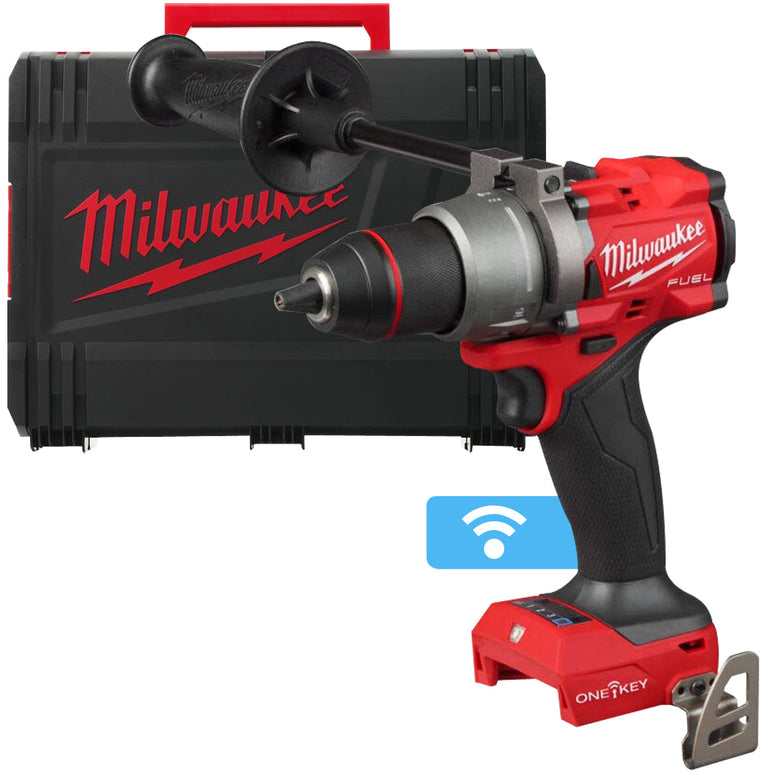 Milwaukee M18ONEPD3-0X 18V Fuel One-Key Brushless Combi Drill with 1 x 5.0Ah Battery Charger & Case