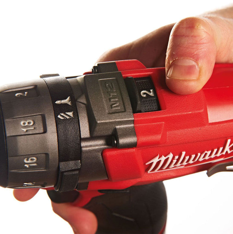 Milwaukee M12CD-0C 12V Fuel Brushless Sub Compact Driver with 1 x 2.0Ah Battery Charger & Bag