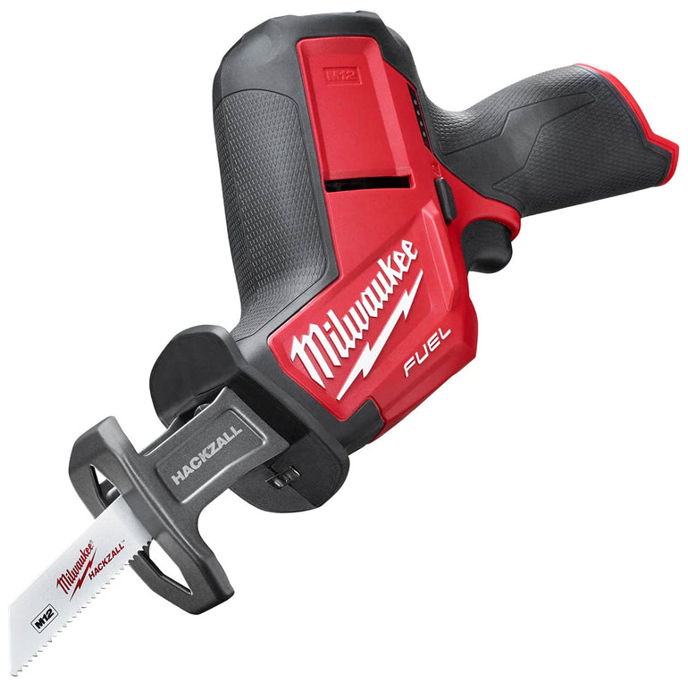 Milwaukee M12CHZ-0 12V Fuel Brushless HackZall Reciprocating Saw with 1 x 2.0Ah Battery Charger & Bag