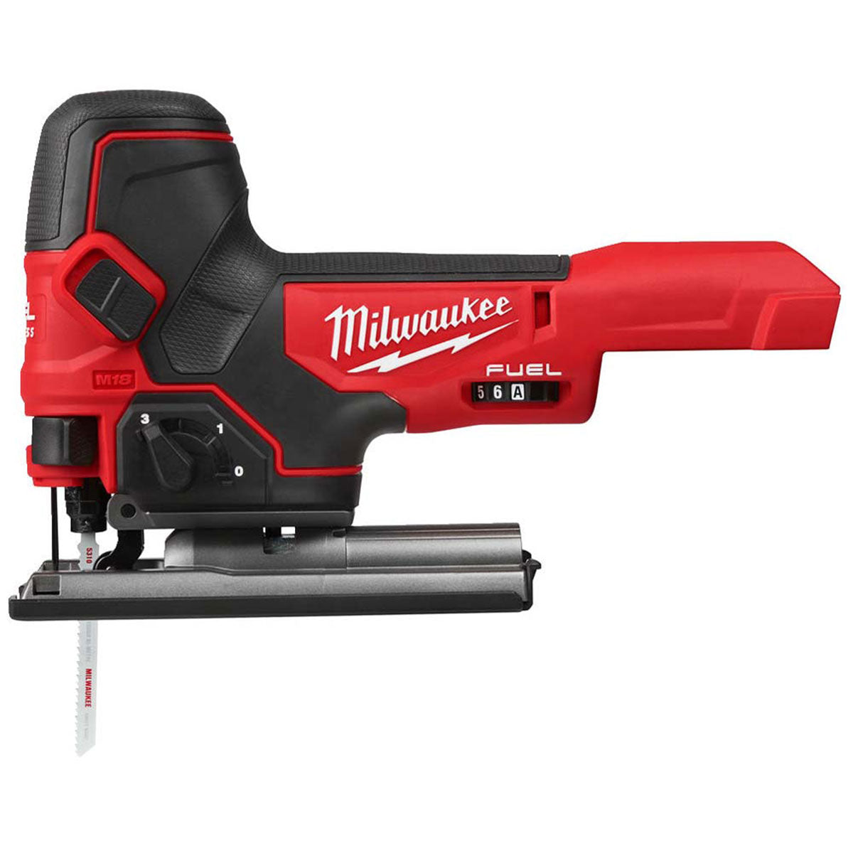 Milwaukee M18FBJS-0 18V Fuel Brushless Jigsaw with 1 x 5.0Ah Battery & Charger