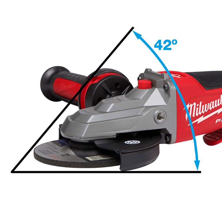 Milwaukee M18FSAGF125XPDB-0X 18V Fuel Brushless 125mm Angle Grinder with 1 x 5.0Ah Battery Charger & Case