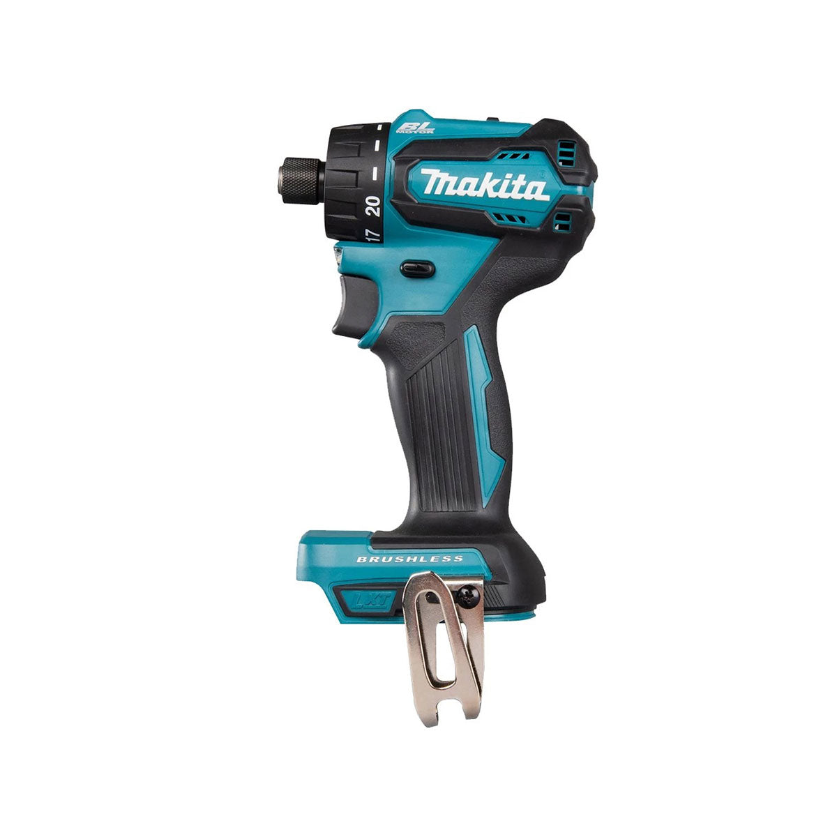 Makita DDF083Z 18V Brushless 1/4" Drill Driver with 1 x 5.0Ah Battery Charger & Bag