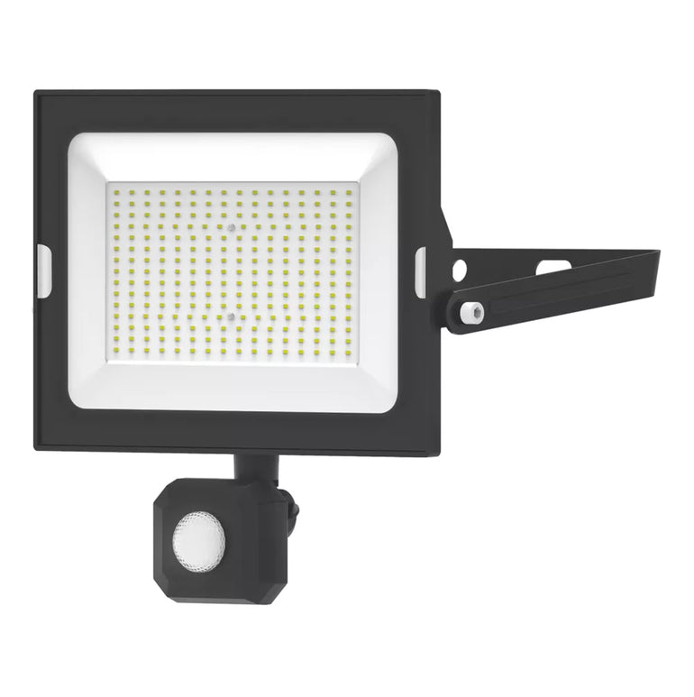 4LITE ADVANTAGE OUTDOOR LED FLOODLIGHT WITH PIR SENSOR BLACK 10W 850LM