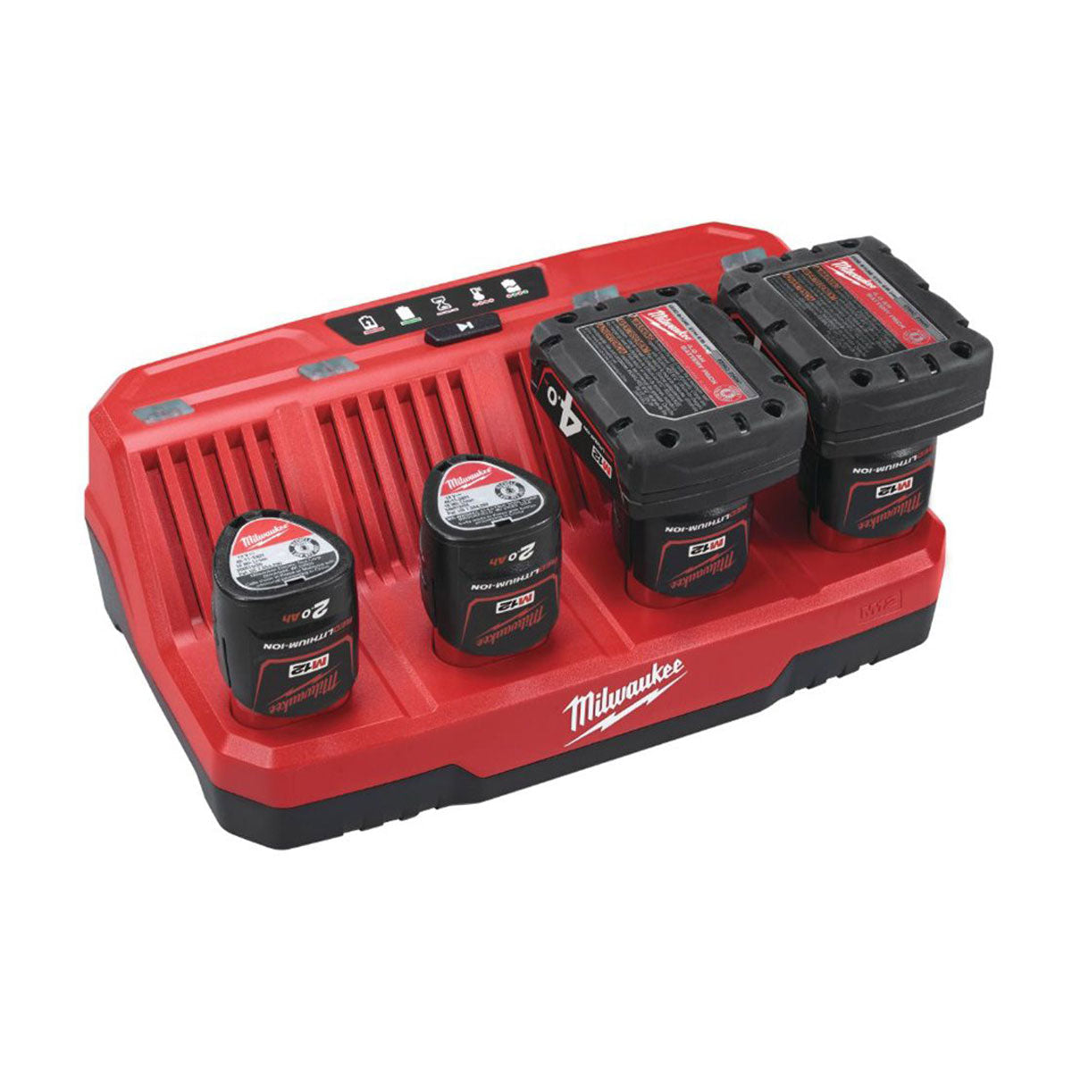 Milwaukee M12C4 12V 4 Bay Charger 4932430555