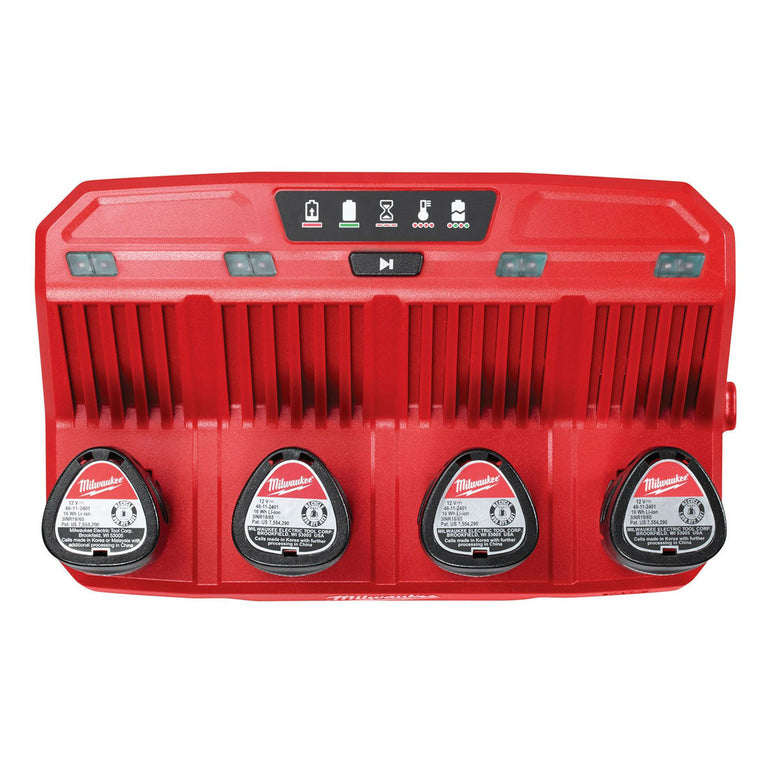 Milwaukee M12C4 12V 4 Bay Charger 4932430555