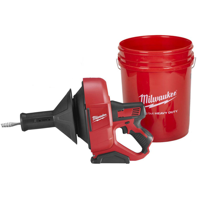 Milwaukee M12BDC8-0C 12V 8mm Drain Cleaner with 2 x 4.0Ah Battery & Charger