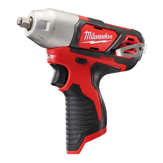 Milwaukee M12 BIW38-0 12V 3/8'' Impact Wrench with 1 x 2.0Ah Battery Charger & Bag