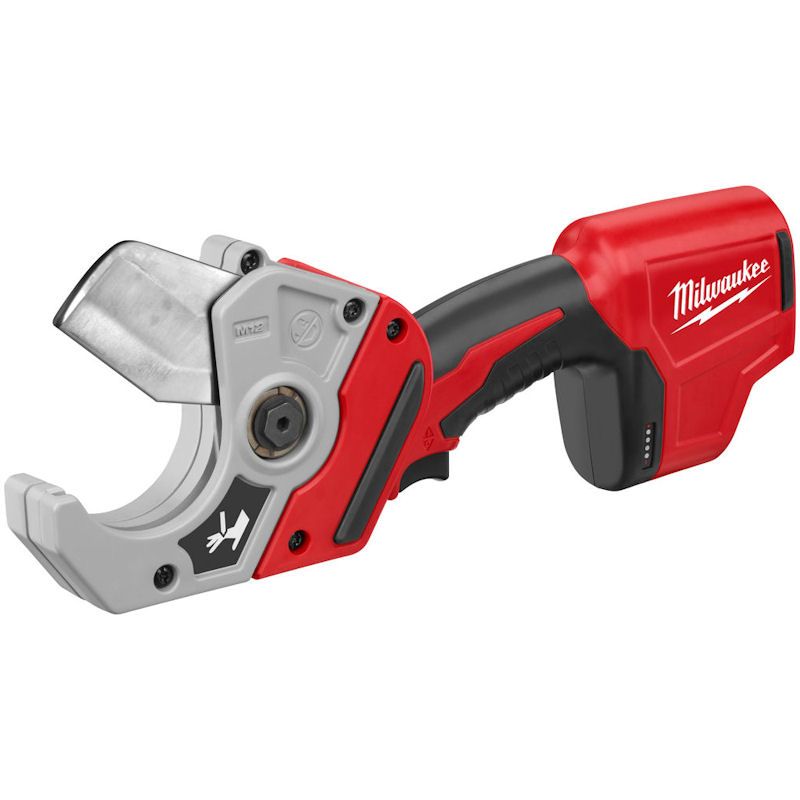 Milwaukee C12 PPC-0 12V PVC Pipe Cutter with 1 x 2.0Ah Battery & Charger