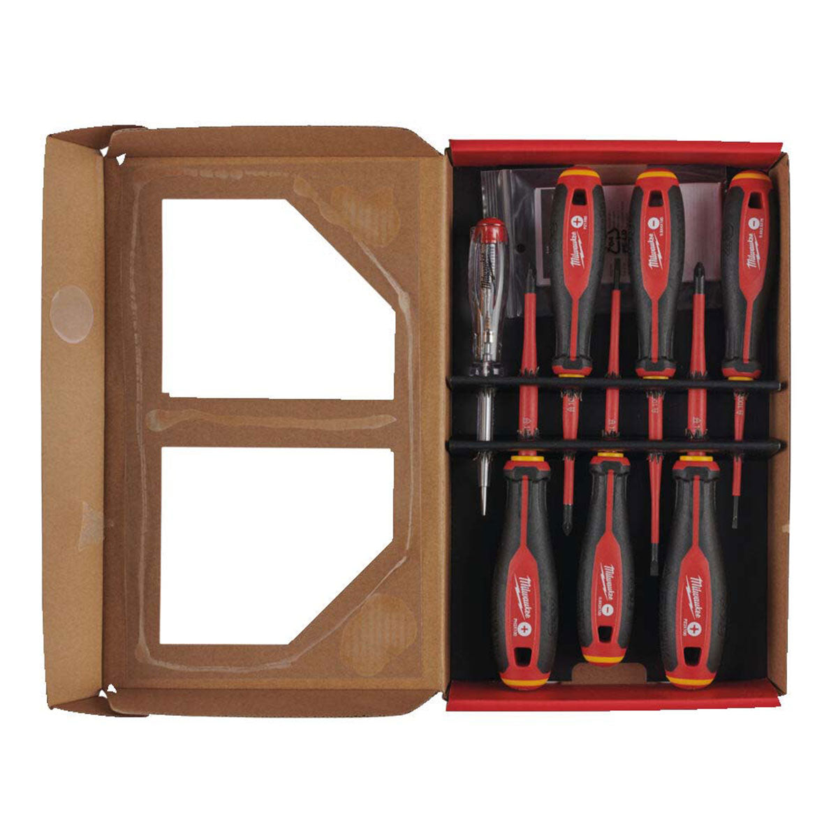 Milwaukee Tri-Lobe VDE Screwdriver PZ Set 7 Piece 4932478738