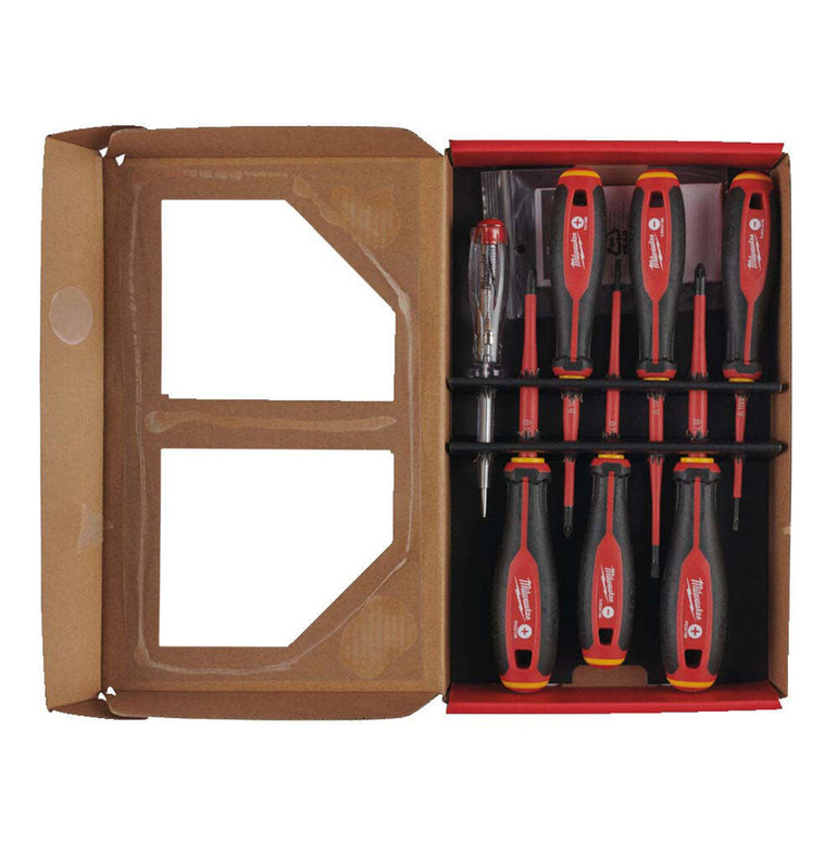 Milwaukee Tri-Lobe VDE Screwdriver PZ Set 7 Piece 4932478738