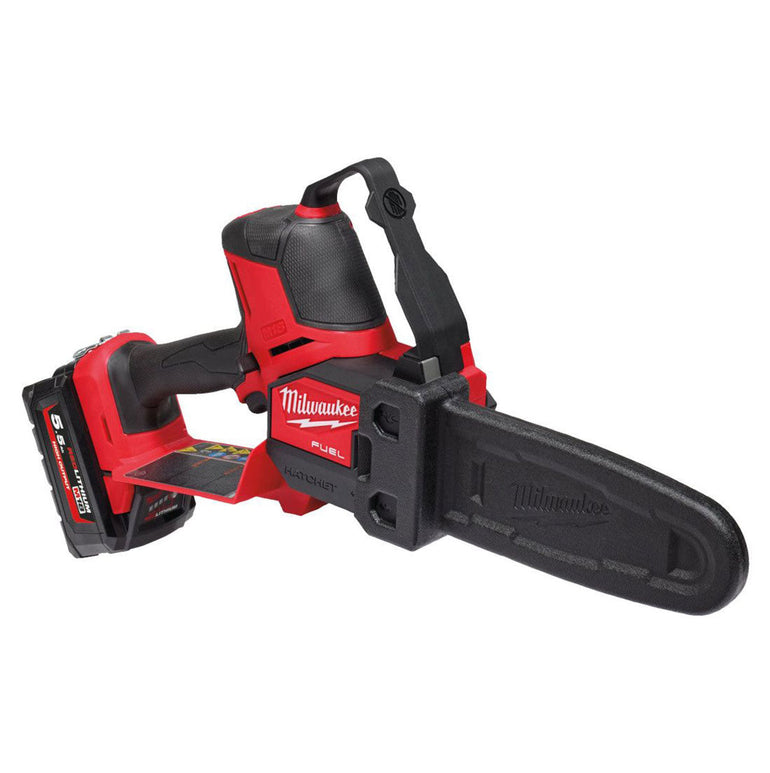 Milwaukee M18FHS20-552 18V Fuel Brushless 20cm Hatchet Pruning Saw With 2 x 5.5Ah Battery & Charger 4933480119