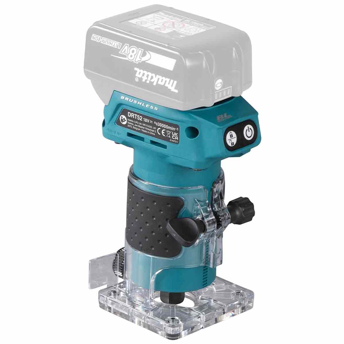 Makita DRT52Z 18V LXT Brushless 1/4" Router Trimmer Body Only