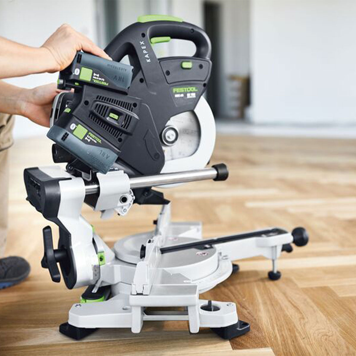 Festool KSC 60 EB-Basic 36V Master Edition Brushless 216mm Sliding Compound Mitre Saw Body Only - 578179