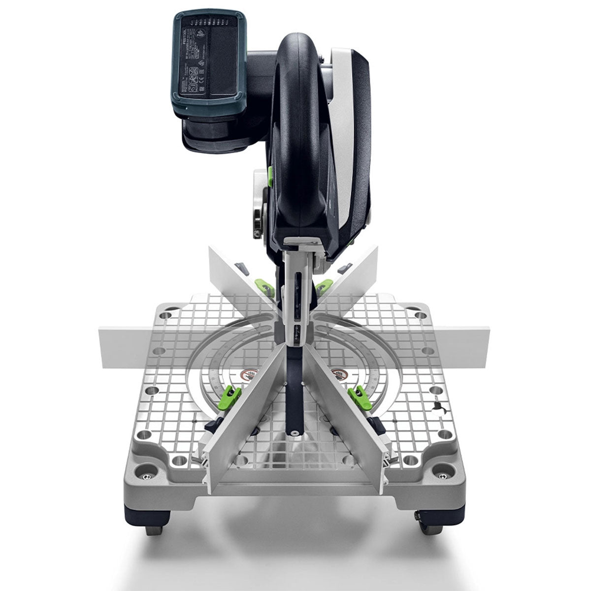 Festool SYMC 70 EB-Basic 36V Master Edition Brushless 216mm SYMMETRIC Mitre Saw with 2 x 5.0Ah Battery & Rapid Charger