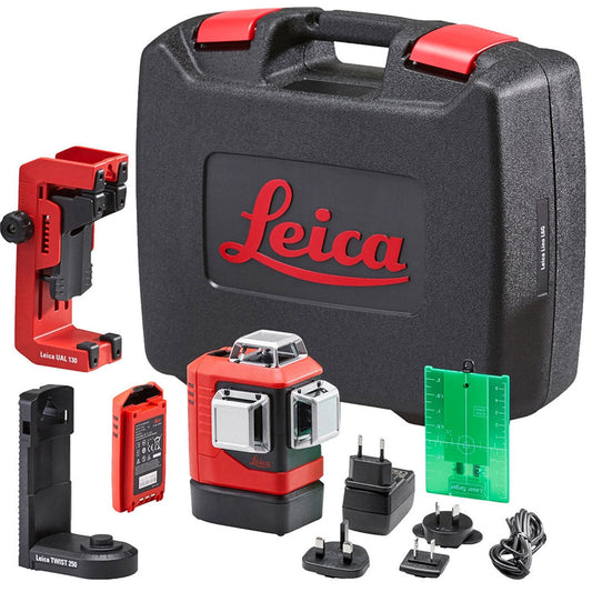 Leica Lino L6G Self-Levelling Green Multi-Line Laser with Battery Charger & Case