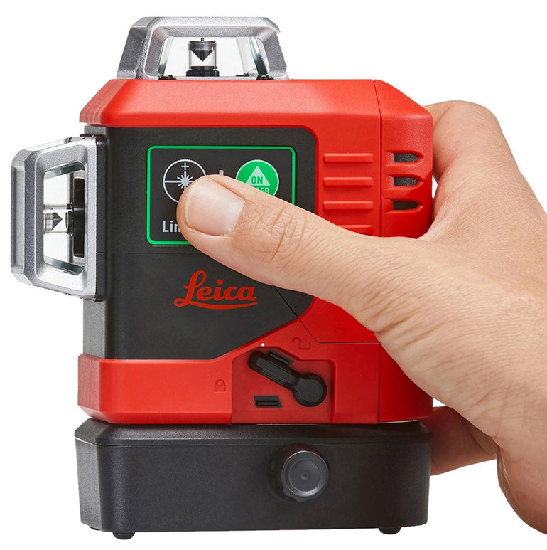 Leica Lino L6G Self-Levelling Green Multi-Line Laser with Battery Charger & Case