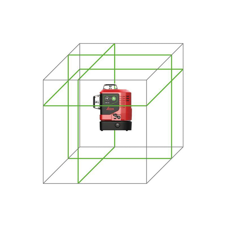 Leica Lino L6G Self-Levelling Green Multi-Line Laser with Battery Charger & Case